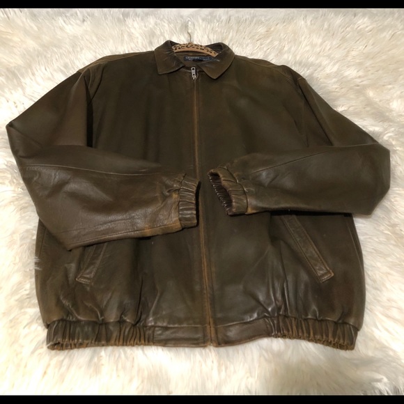 Polo Ralph Lauren Jackets & Coats Mens Brown Vintage Leather Jacket